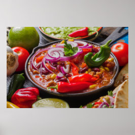 mexikanisches Food-Poster 3/3 Poster