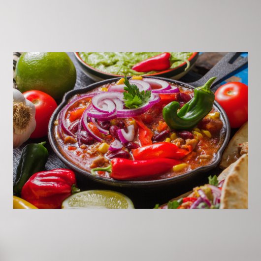 mexikanisches Food-Poster 3/3 Poster (Vorne)