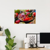 mexikanisches Food-Poster 3/3 Poster (Heimbüro)