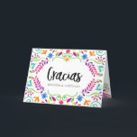 Mexikanisches Foto Wedding Gracias Card Dankeskarte<br><div class="desc">Lassen Sie sich mit unserer schön gestalteten mexikanischen Themed Foto Wedding Dankeschön Faltkarte von mexikanischem Flair verwöhnen. Mit einem einzigartigen Design, das Tradition und Stil verbindet, ist es der perfekte Weg, Ihren Dank und Ihre Dankbarkeit auszudrücken. Und Ihre Lieben werden Liebe haben, diesen Sake lange nach dem Party zu haben!...</div>