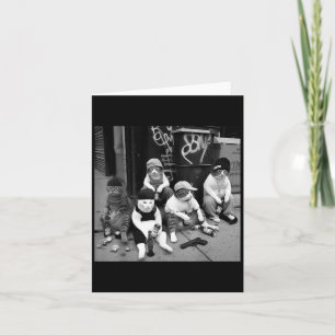 Mexikanisches Gangster-Katze-T-Shirt, Lustige Gang Karte