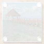 mexikanisches Gazebo Glasuntersetzer (Rückseite)