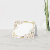 Mexikanisches Gold Fiesta Boy Taufe abschließen Dankeskarte (Rückseite)