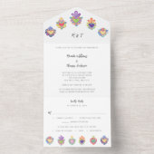 Mexikanisches heiliges Herz - Einladungen für eine (Innen Boden)