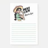 Mexikanisches hispanisches Erbe Post-it Klebezettel (Vorderseite)