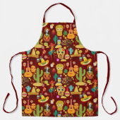 mexikanisches Ikonenmuster Schürze (Vorderseite)