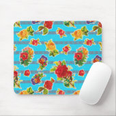 Mexikanisches inspiriertes Wachstuch - Mousepad (Mit Mouse)