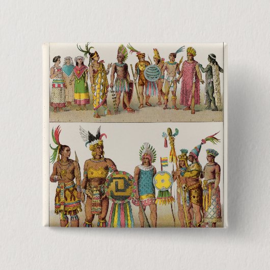 Mexikanisches Kleid Button (Vorderseite)
