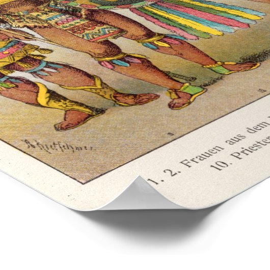 Mexikanisches Kleid Poster (Ecke)