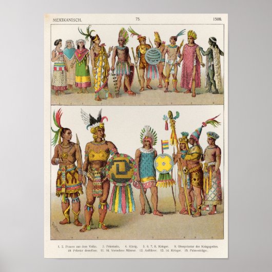 Mexikanisches Kleid Poster (Vorne)