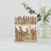 Mexikanisches Kleid Postkarte (Stehend Vorderseite)