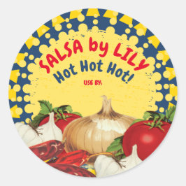 mexikanisches Konservenetikett für südwestliche Le Runder Aufkleber