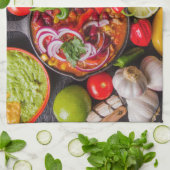 mexikanisches Küchenhandtuch 1 Geschirrtuch (Gefaltet)