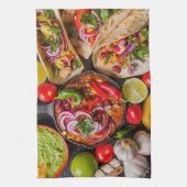 mexikanisches Küchenhandtuch 1 Geschirrtuch (Vertikal)