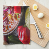 mexikanisches Küchentuch 3 (Viertel Falte)