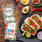 mexikanisches Lebensmittelgeschäft für Obst und Ge Visitenkarte