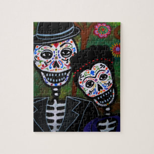 Mexikanisches Liebhaber Malen Puzzle