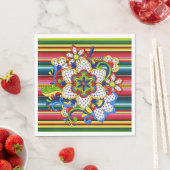 Mexikanisches Mandala Serviette (Beispiel)