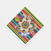 Mexikanisches Mandala Serviette (Ecke)