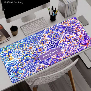 Mexikanisches, marokkanisches, sizilianisches medi schreibtischunterlage