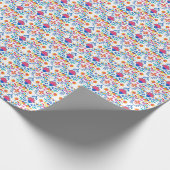 Mexikanisches Muster ethnischer Volkskunst Geschenkpapier (Ecke)