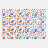 Mexikanisches Muster ethnischer Volkskunst Geschenkpapier Set (Vorderseite 2)