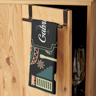 Mexikanisches Muster Geschirrtuch