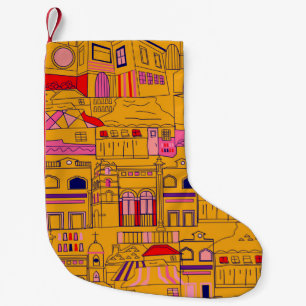mexikanisches Muster nahtlos Design. Dekorationste Kleiner Weihnachtsstrumpf
