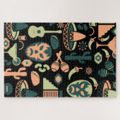 Mexikanisches Muster Puzzle (Horizontal)