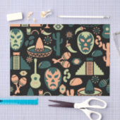 Mexikanisches Muster Seidenpapier (Handwerk)