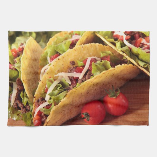 Mexikanisches NahrungsmittelGeschirrtuch 2 Küchentuch (Horizontal)