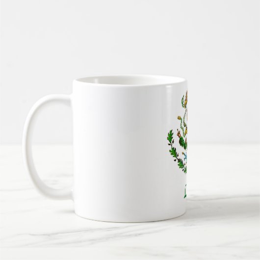 Mexikanisches nationales Siegel Lopez Kaffeetasse (Links)