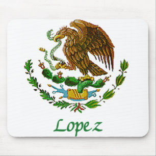 Mexikanisches nationales Siegel Lopez Mousepad
