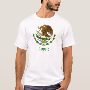 Mexikanisches nationales Siegel Lopez T-Shirt