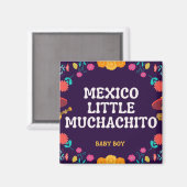 Mexikanisches niedliches Klein Muchacho Boy Baby Magnet (Vorderseite/Rückseite)