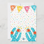 Mexikanisches Ole Ole Couples Verlobung Fiesta Einladung (Rückseite)