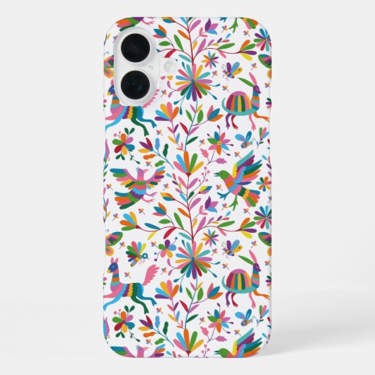 mexikanisches osmanisches Muster iPhone Hülle (Rückseite)