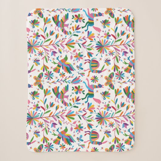 mexikanisches osmanisches Muster Sherpadecke (Vorderseite)