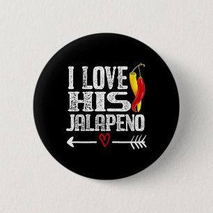 Mexikanisches Paar Cinco De Mayo Ich Liebe Seine J Button