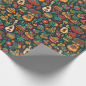 mexikanisches Party Geschenkpapier (Ecke)