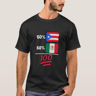 Mexikanisches Plus Puerto Rico Mix Erbe T-Shirt