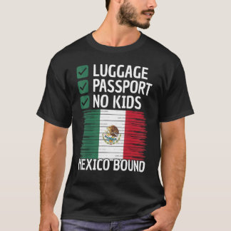 Mexikanisches Reiseoutfit für Mexiko Männer Frauen T-Shirt