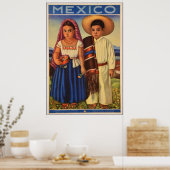 mexikanisches Reiseplakat Poster (Küche)
