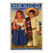 mexikanisches Reiseplakat