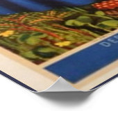 mexikanisches Reiseplakat Poster (Ecke)