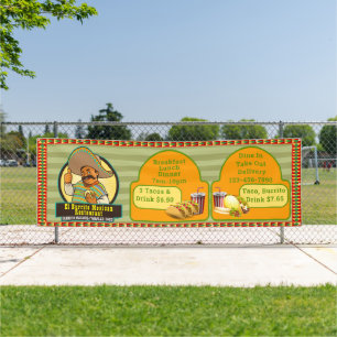 Mexikanisches Restaurant-Essen Preisgestaltung gro Banner