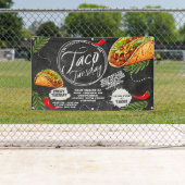 Mexikanisches Restaurant Taco Dienstag Grafik Banner (Insitu)