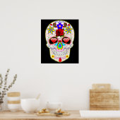 mexikanisches Schädelposter Poster (Küche)