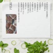 MEXIKANISCHES SCHOKOLADENBROWNIEN GESCHIRRTUCH (Gefaltet)