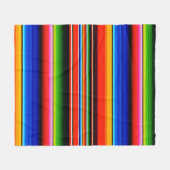mexikanisches Serapass Fleecedecke (Vorderseite (Horizontal))
